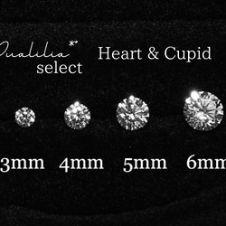Pualilia*付けっぱなしOK‼️極上の輝き~Heart Cupid~ベゼル一粒ネックレス316L/18K仕上/CZ 6枚目の画像