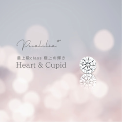 Pualilia*付けっぱなしOK‼️極上の輝き~Heart Cupid~ベゼル一粒ネックレス316L/18K仕上/CZ 3枚目の画像