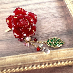 195 はんなり✴ちょうちょ✴桜✴レジンヘアゴムキーホルダーブローチ