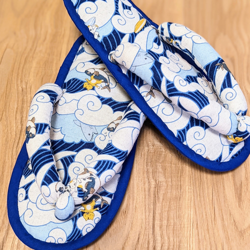 足の血行が良くなり健康にも良い ROOMSHOES~ルームシューズ【布ぞうり