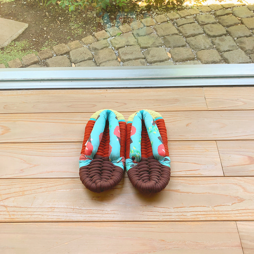 room shoes＊布ぞうり／ SS22〜23cm【ハナキリンSS7】ギフト