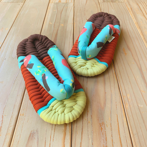 room shoes＊布ぞうり／ SS22〜23cm【ハナキリンSS7】ギフト