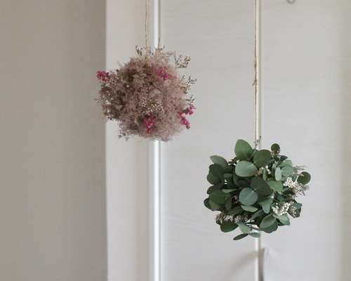 CL DESIGN ドライフラワー入り アートトレイドイツ製 フラワーオブ