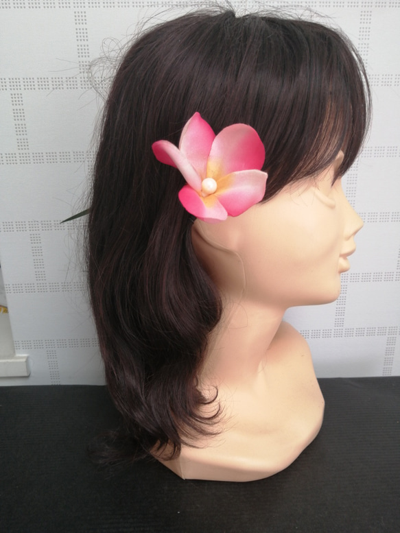 熱帶花卉 Hair Ornament Plumeria Anthrum Mokara Monstera 第2張的照片