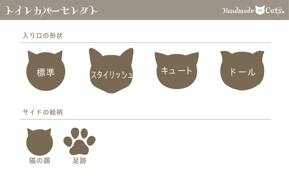 ＜にゃんとも・デオ・トレッタ・ペットケア対応＞収納棚付カラーや把手も選べるセミオーダーな猫のトイレカバーハウス 10枚目の画像