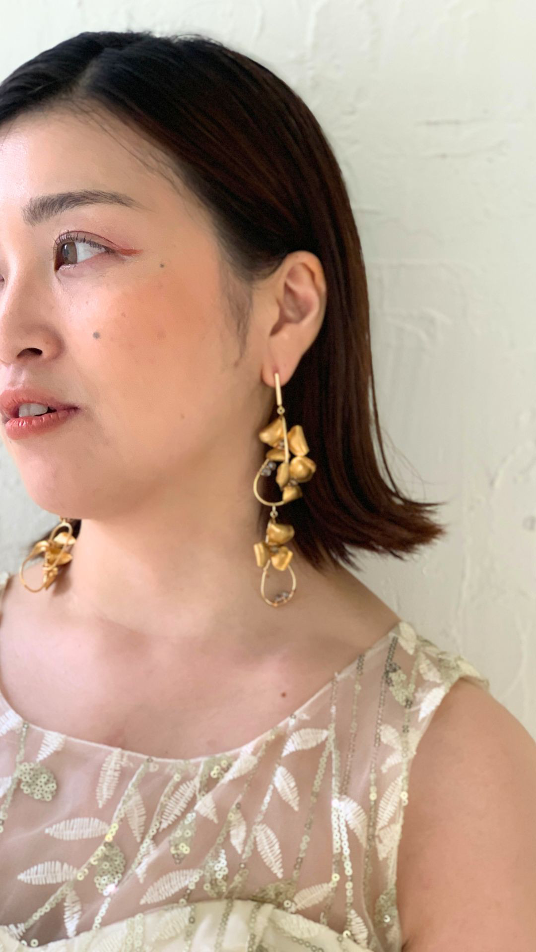 twine around floret / pierce・earring