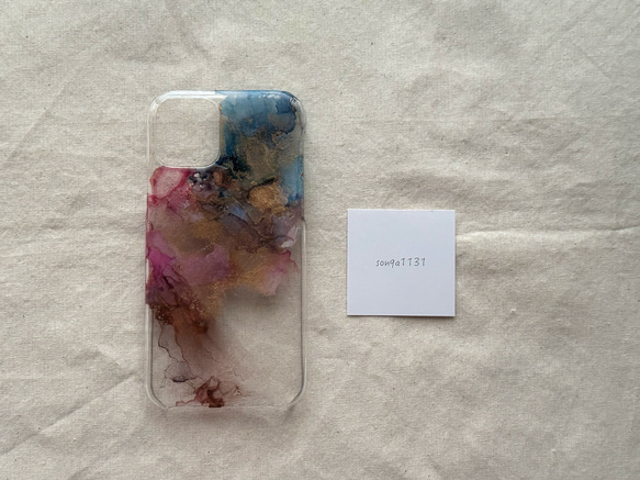 値下げ中！】 ♡インクアートケース♡ 《渦》iPhone11pro対応 iPhone 