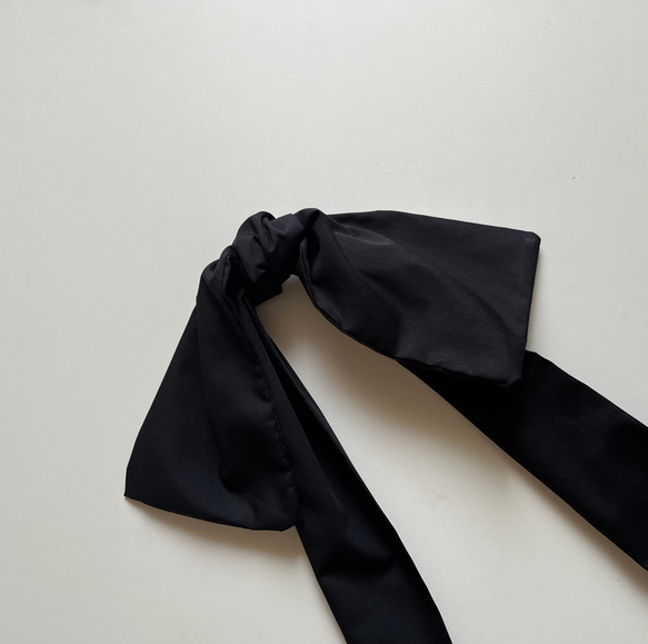 【受注生産】ショルダー・斜めがけ・手提げと3wayで使える！  canvas ribbon tote bag（生成） 12枚目の画像