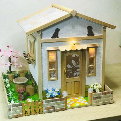 ミニチュアドールハウス オーダー用 オーダー用ミニチュアドールハウス 思い出たくさん