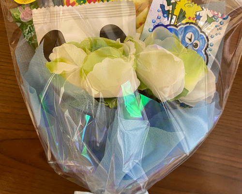 お菓子ブーケ☆ちか ⭐️プチブーケ お菓子ブーケ プチギフト⭐️3本セット