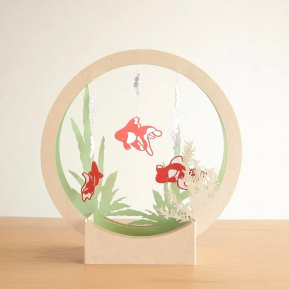 揺れるペーパーオブジェ 金魚鉢 その他インテリア雑貨 Kirie Fabbrica