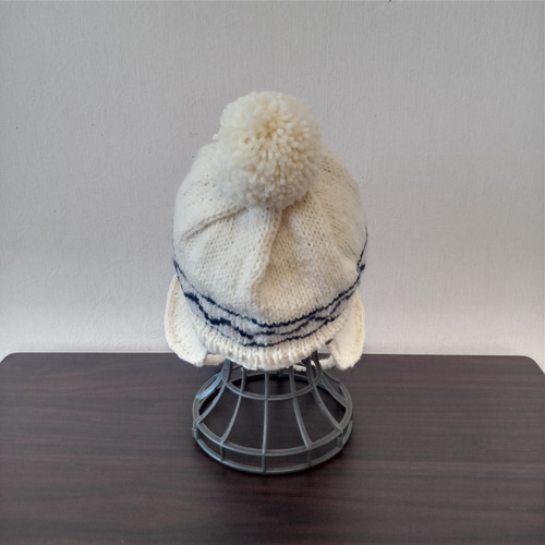 AEAE 　水玉模様 耳あて付きニット帽 ニット帽 耳あて付き メンズ[品番：ZCTW0000014]｜帽子屋Zaction