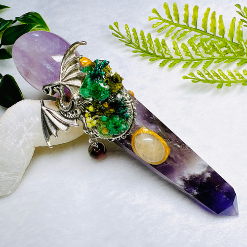 クリスタルワンド☆ドラゴンヒーリング☆魔法の杖であなたの願いを☆1