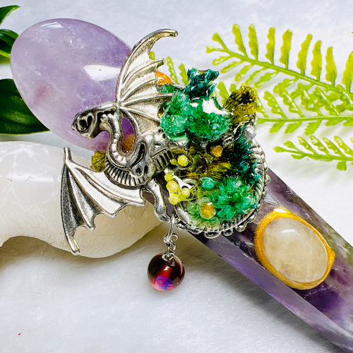 クリスタルワンド☆ドラゴンヒーリング☆魔法の杖であなたの願いを☆1