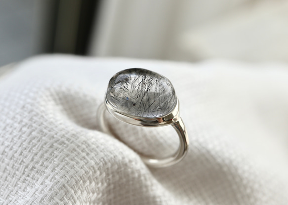 レピドロクロサイトin quartz ring 6枚目の画像