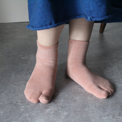 草木染＊足袋socks TABI　〔5colors〕 8枚目の画像