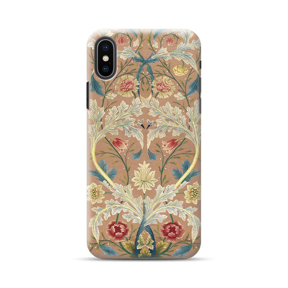 【モリス柄最多の品揃え】iPhoneケース　ウィリアム・モリス　Panel of floral embroidery 5枚目の画像