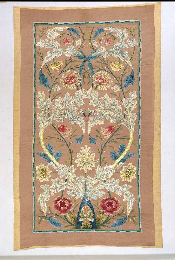 【モリス柄最多の品揃え】iPhoneケース　ウィリアム・モリス　Panel of floral embroidery 2枚目の画像