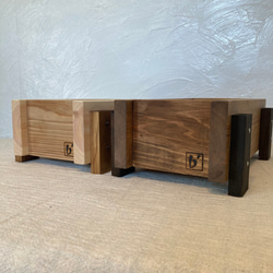 《2023年１月より価格改定》テッシュケース　テッシュカバー　テッシュボックス　木製　ソフトパックテッシュ専用 4枚目の画像