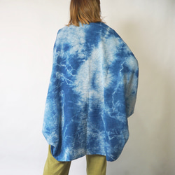 Momonga Bolero/藍色斑駁/三河紡織 第3張的照片
