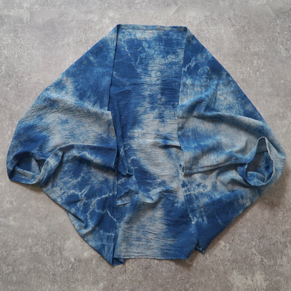 Momonga Bolero/藍色斑駁/三河紡織 第6張的照片