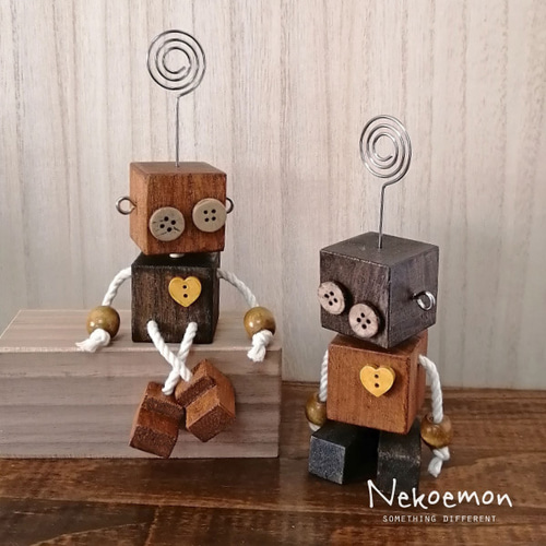 ウッドロボット ＆ ワンちゃん ウッドロボット ＆ ワンちゃん
