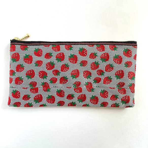 畳縁　小袋子　口罩盒　筆盒　草莓　日式 第5張的照片