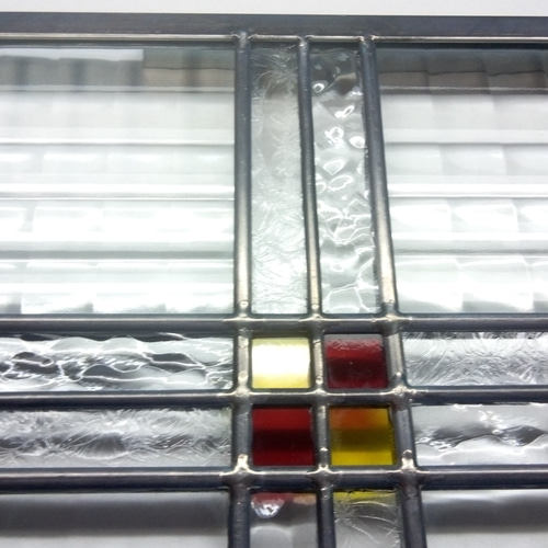 ステンドパネル ステンドグラス ミニパネル ハート 15cm その他インテリア雑貨