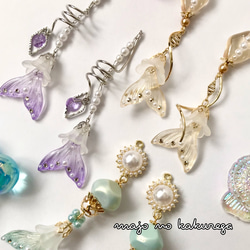 海　夏　ピアス　ハンドメイド　アクセサリー　マーブル模様 p2191_00.jpg