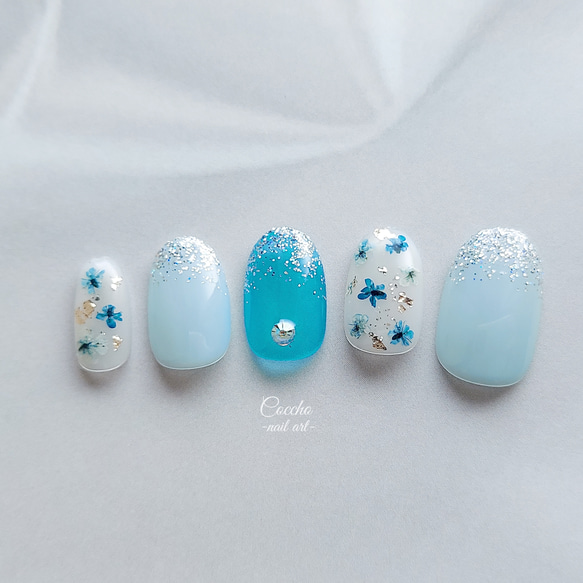 ブルーシェル ネイルチップ ブルーシェル夏デザインネイルチップ ネイルチップ（つけ爪