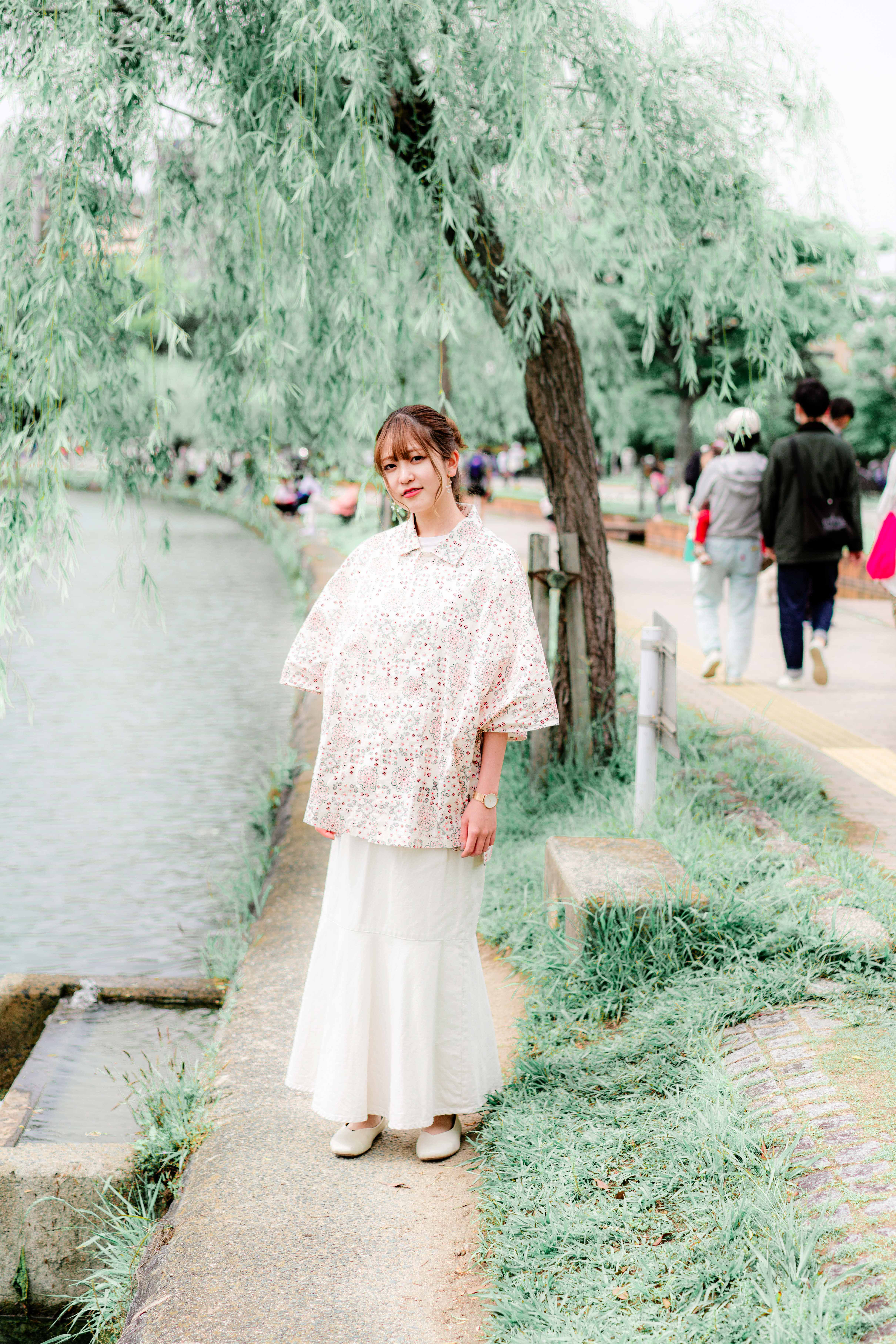 ペイズリーカットシャツ White