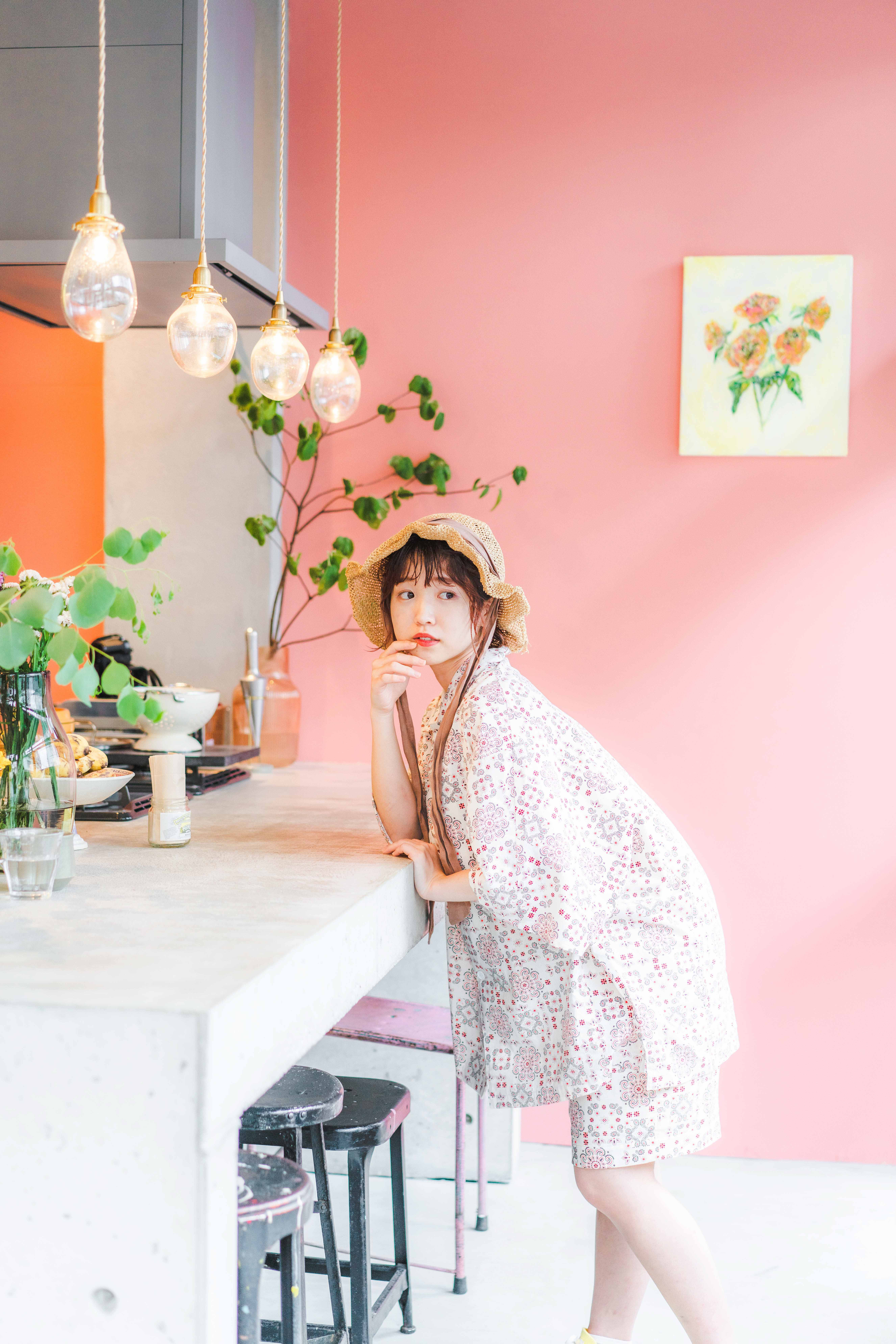 ペイズリーカットシャツ White セットアップ