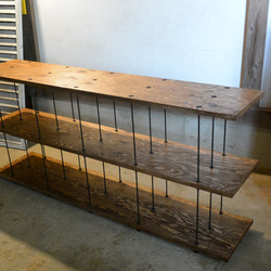 アイアンスパイスラック・調味料棚 棚・シェルフ・ラック ブルメイド