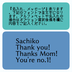 【母の日用予約販売】真っ赤なカーネーション『母への愛』マグ♡オプション文字入れ可能♡母の日特別ラッピング(有料) 7枚目の画像
