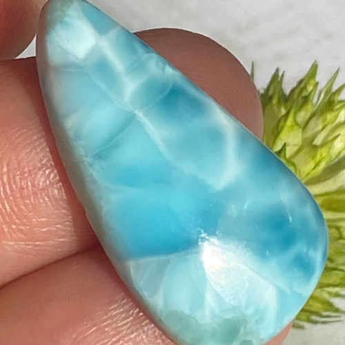 カリブの宝玉 青の角笛 ラリマー ルース 16 天然石 天然石 HaRuKy