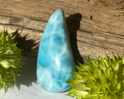 カリブの宝玉 青の角笛 ラリマー ルース 16 天然石 天然石 HaRuKy