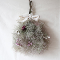 ドライフラワースワッグ スモークツリー スワッグ naanaanaa