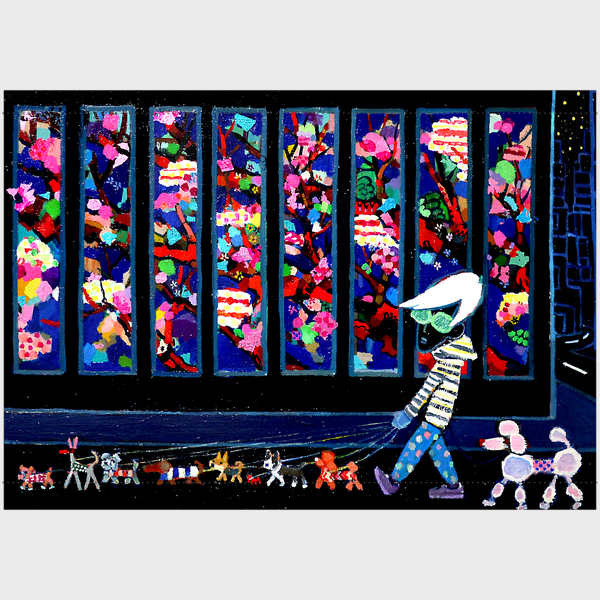 受注製作 | タペストリー | Spring night