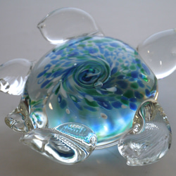海之守護神 琉璃海龜（藍色） 第3張的照片