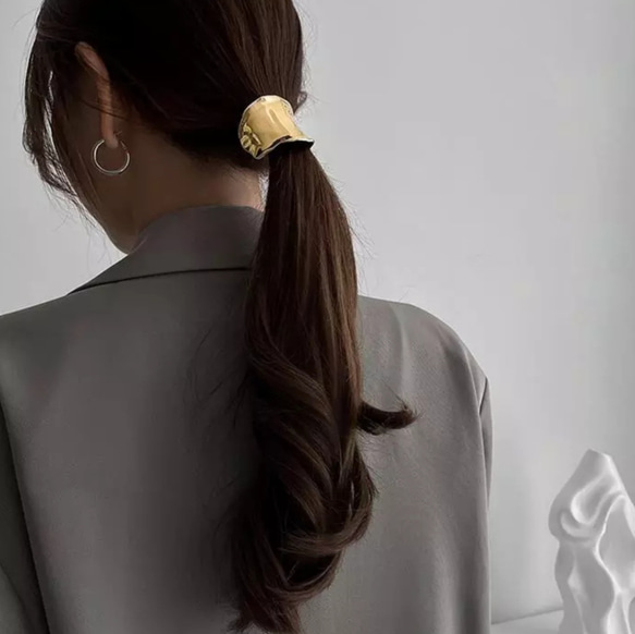 再販 ❅エレガント ポニーフック 大きめ ヘアクリップ ポニーテール