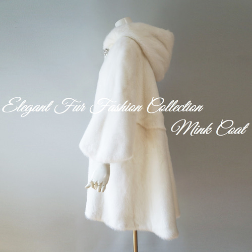 ホワイトフード付きケープコート 楽天市場】ケープコート ポンチョ