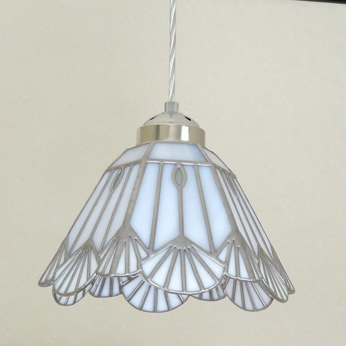 たんぽぽりんページ Creema限定・タンポポの綿毛・たんぽぽ・ホワイト（ステンドグラス