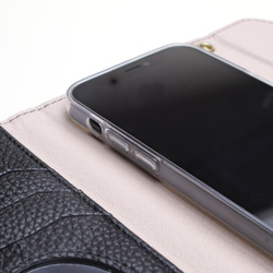 手帳型 iphone ケース ショルダー ストラップ かわいい ミラー付き SE 12 mini 13 11 お出掛け 13枚目の画像