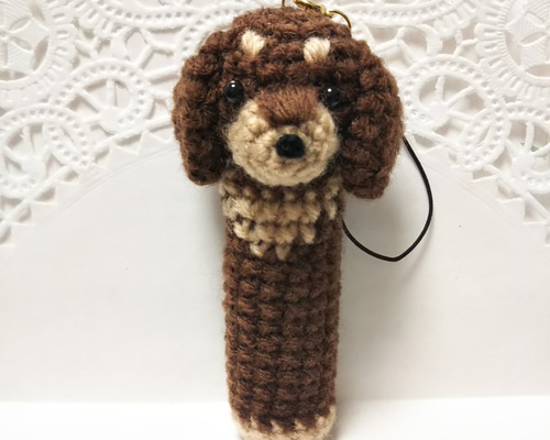 あみぐるみ リップケース ダックスフンド その他ケース mikan-ya 通販