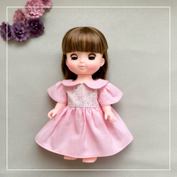 ソランちゃん 服 レミンちゃん 服 メルちゃん 服】花柄 グリーン