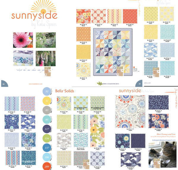 「Sunnyside」moda Charm Pack（カットクロス4２枚）Kate Spain 2枚目の画像