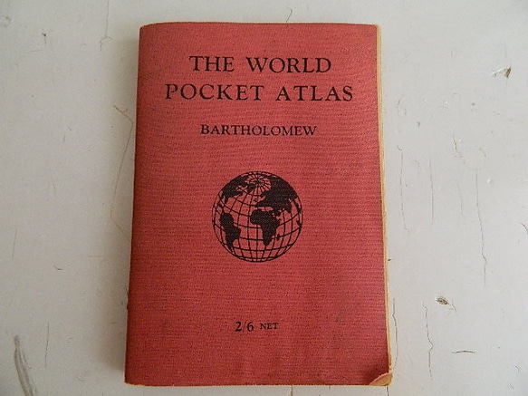 THE WORLD POCKET ATLAS 1944年 古地図 世界地図 ポケット