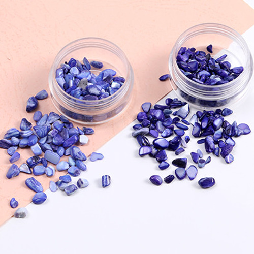 ③シェル さざれ ブルー 染色 ショップ ③シェル さざれ ブルー 染色