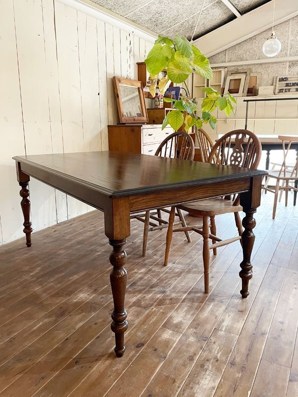 激安な 日本製1点物の木目美しいダイニングテーブル！ホワイトオーク