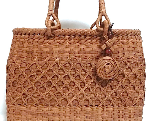 山葡萄バッグ龍網編み